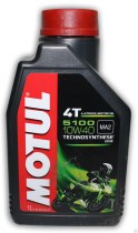 MOTUL 5100 4T 10W-40 Масло моторное полусинтетическое, 1л (104066)