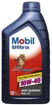 MOBIL ULTRA 10W-40 Масло моторное полусинтетическое, 1л (152198)