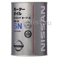 NISSAN Strong Save-X 5W-30 Масло моторное полусинтетическое, 1л (KLAN305301)