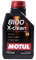 MOTUL 8100 X-clean 5W-30 Масло моторное синтетическое, 1л (102785)