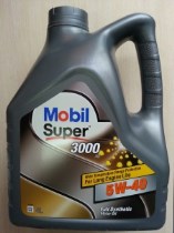 MOBIL Super 3000 X1 5W-40 Масло моторное синтетическое, 4л (152061)