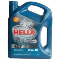 SHELL HELIX HX7 10W-40 Масло моторное полусинтетическое, 4л (550022248)