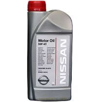 NISSAN Motor Oil SL/CF 5W40 Масло моторное, 1л (KE90090032)