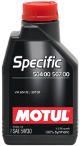 MOTUL Specific 504.00-507.00 5W-30 Масло моторное синтетическое, 1л (101474)