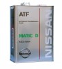 NISSAN ATF Matic Fluid D Масло трансмиссионное синтетическое, 4л