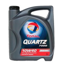 TOTAL QUARTZ 7000 Diesel 10W-40 Масло моторное полусинтетическое, 5л (RO173577)