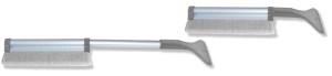 Щетка Snow brush & ice scraper для очистки снега со скребком и телескопической ручкой  (CA61)