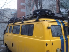 Багажник экспедиционный УАЗ 3741,2206(микроавтобус) с сеткой (ED2-210N)