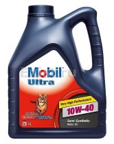 MOBIL ULTRA 10W-40 Масло моторное полусинтетическое 4л (152197)