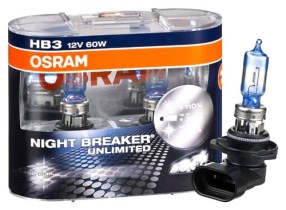 Лампа NIGHT BREAKER UNLIMITED +110% 12V HB3 60W P20d  (9005NBUDUOBOX)