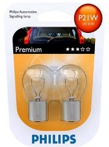 Лампа 12V BA15s P21W Premium (2 шт,) (12498B2)